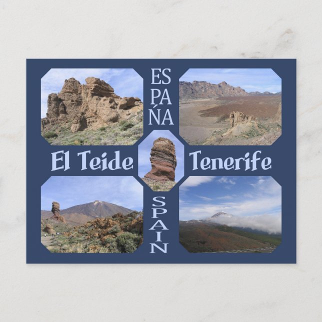 El Teide, Tenerife carte postale personnalisée (Devant)
