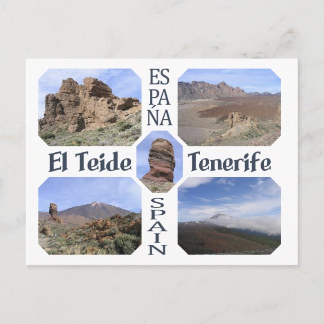 El Teide, Tenerife carte postale personnalisée (Devant)