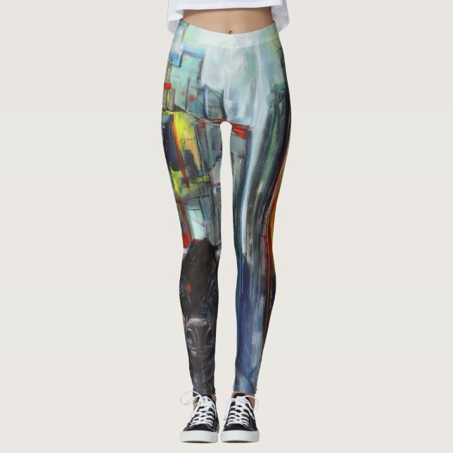 "El Toro" Art Leggings (Vorderseite)
