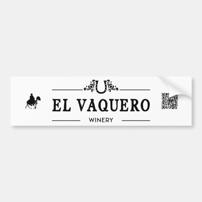 El Vaquero Bumper Sticker Autoaufkleber (Vorne)