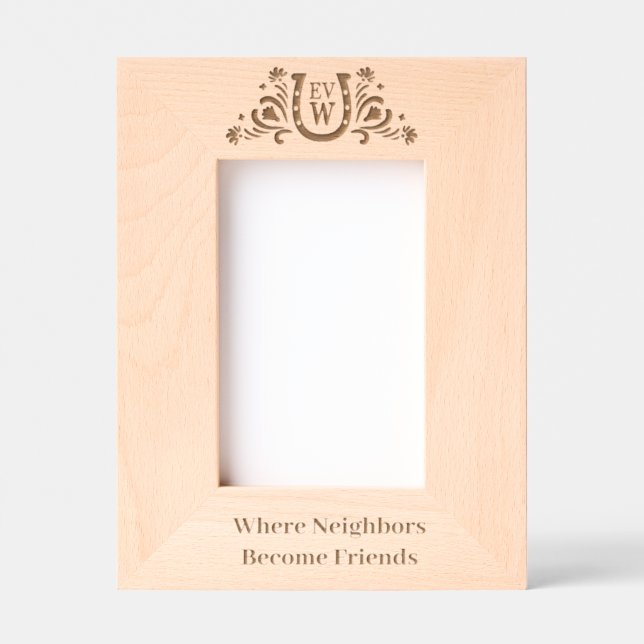 El Vaquero Photo Frame Geätzte Rahmen (Vorderseite)