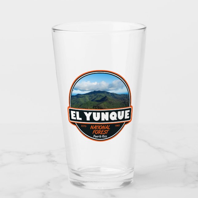 El Yunque National Forest Puerto Rico Emblem Glas (Vorderseite)