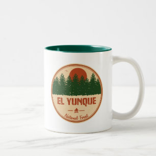 El Yunque National Forest Zweifarbige Tasse