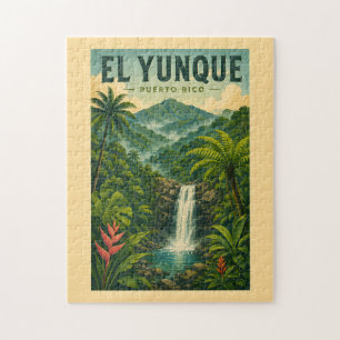El-Yunque-Nationalpark Puerto Rico Illustration
