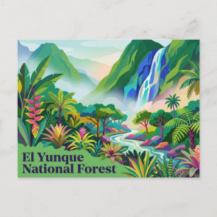 El-Yunque-Nationalpark Puerto Rico Postkarte