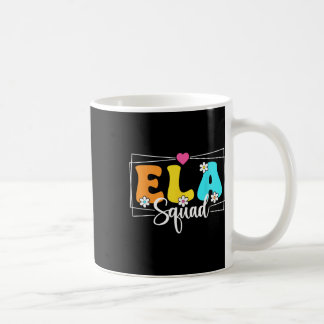 Ela Squad Lehrer Zurück zur Schule Englisch Kaffeetasse