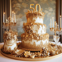 ELABORATE 50. JAHRESKAKE