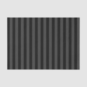 Elagnat Black & Smoky Black Vertical Stripes Seidenpapier