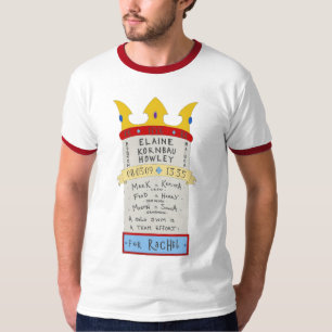Elaine gegen. Die englischer Kanal-Farbe T-Shirt