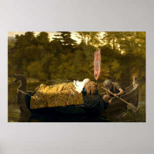 Elaine von Sophie Anderson Poster