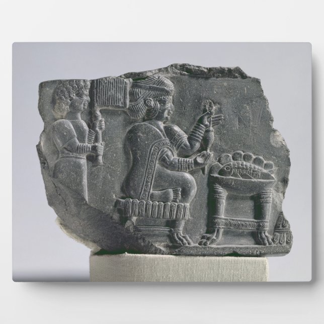 Elamitinnen, Spinnen, Neo-Elamit-Periode, c.700- Fotoplatte (Vorderseite)