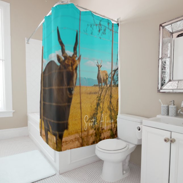 Eland Antelope Animal South Africa ZA Duschvorhang (Beispiel)