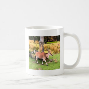 Eland Antilope von der Safari Kaffeetasse