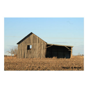 Élargissement de la photo de l'ancienne grange en