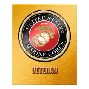 Élargissement de photo de vétéran d'usmc