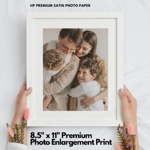 Élargissement de photo Premium de 8,5 po x 11 po I