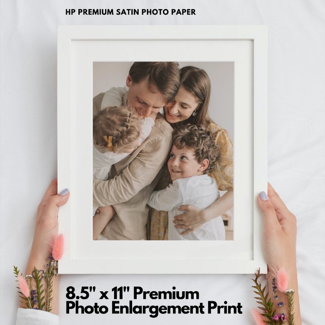 Élargissement de photo Premium de 8,5 po x 11 po I (8.5" x 11" Premium Photo Enlargement Print)