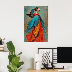 "Elaris" - Federn des Werden Poster