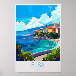 Elba Italie Custom Travel Poster Italie Travel