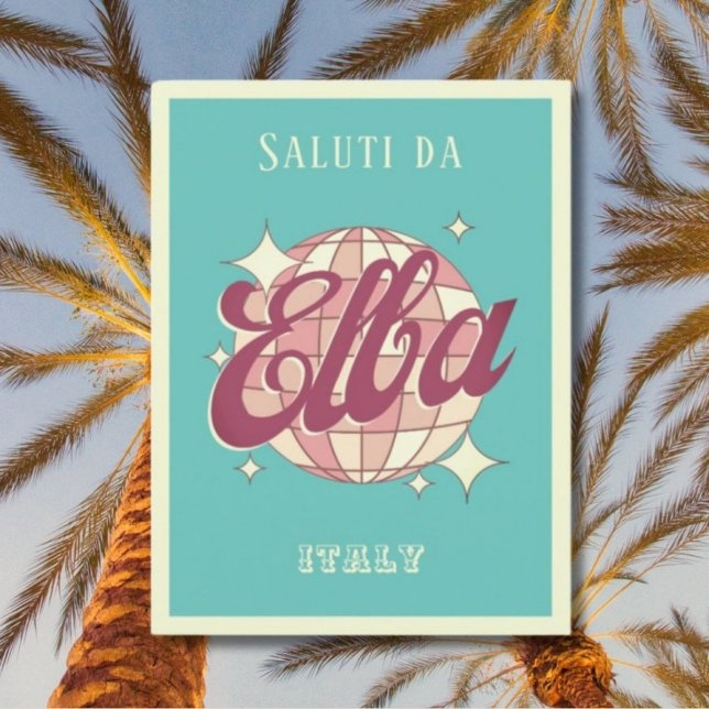 Elba Italien Urlaub Retro Vintag Postcard Postkarte (Von Creator hochgeladen)