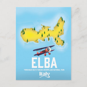 Elba, Tyrrhenisches Meer, Toskana, Italien Reisepl Postkarte