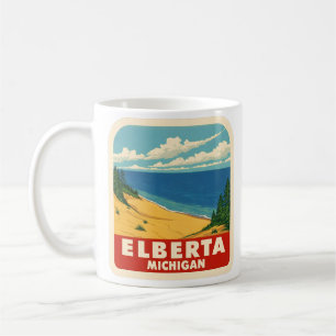 Elberta Michigan Vintage Kaffeetasse