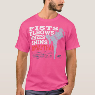 Elbow Knee Thailand Mixed Martial Arts Thai Muay T T-Shirt