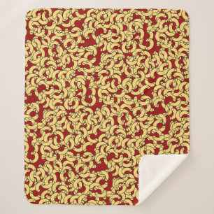 Elbow Pasta Sherpa Blanket Sherpadecke