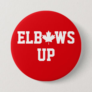 Elbows Up Canada Button