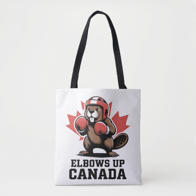 Elbows Up Canada | Quirky-Kanadier-Pride-Geschenk Tasche (Vorderseite)