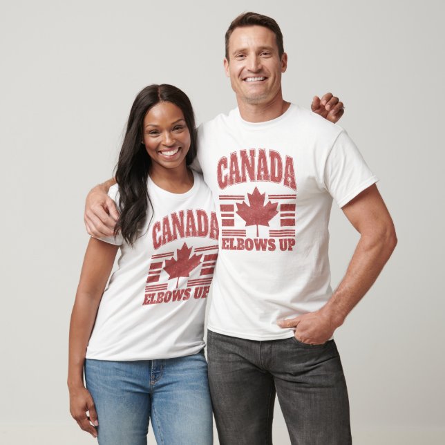 Elbows Up Canada. T-Shirt (Unisex)