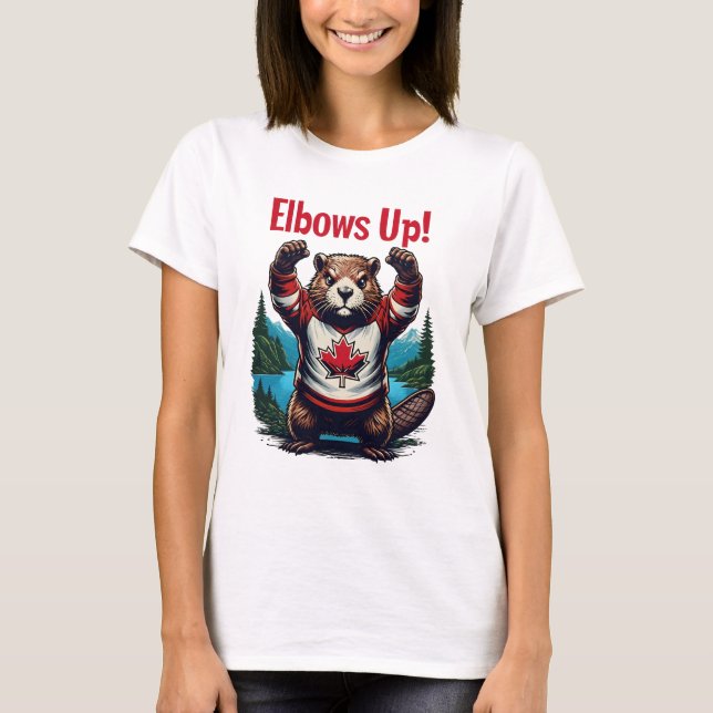 Elbows Up Canada T-Shirt (Vorderseite)