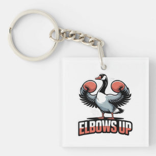 Elbows Up - Kampf gegen kanadische Gans Schlüsselanhänger