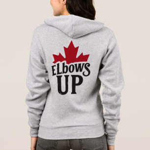 Elbows Up - kühner kanadischer Geist Hoodie