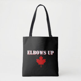 Elbows up Maple Leaf Tasche