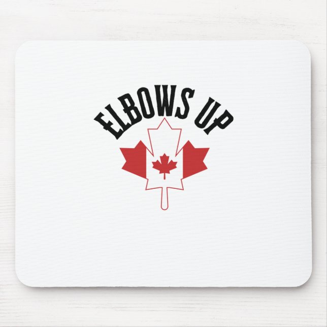 Elbows Up Sticker1 Mousepad (Vorne)