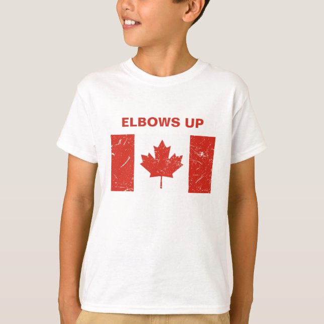 Elbows up T-Shirt (Vorderseite)