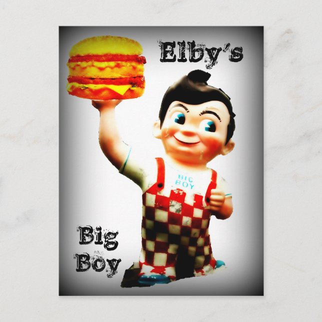 Elby's Big Boy Postkarte (Vorderseite)