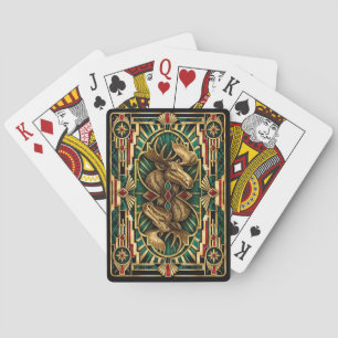 Elch, Art Deco Wildlife Spielkarten