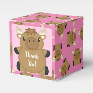 Elch Baby Dusche Woodland Geschenkschachtel