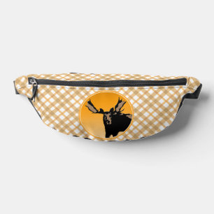 Elch bei Sonnenuntergang - Originale Wildlife-Kuns Bauchtasche