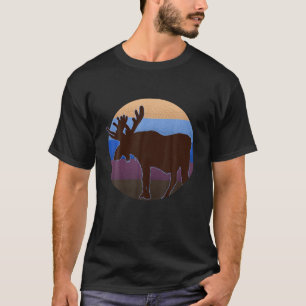 Elch-Geschenk Rentiergeweih Kinder Jungen Mädchen T-Shirt