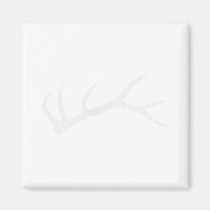 Elch-Geweih-Jagd Magnet