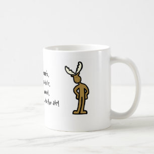 Elch-Lied. - Besonders angefertigt Kaffeetasse