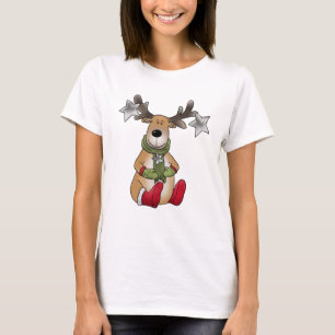 Elch mit Stern T-Shirt