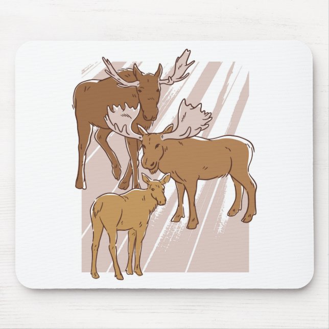 Elch Mousepad (Vorne)