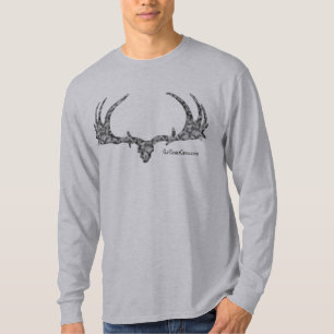 Elch-Schädel in der städtischen Camouflage T-Shirt