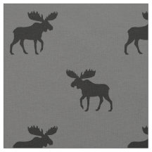 Elch-Silhouette-Muster