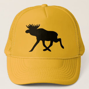 Elch-Silhouette Truckerkappe