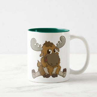 Elch-Tasse Zweifarbige Tasse